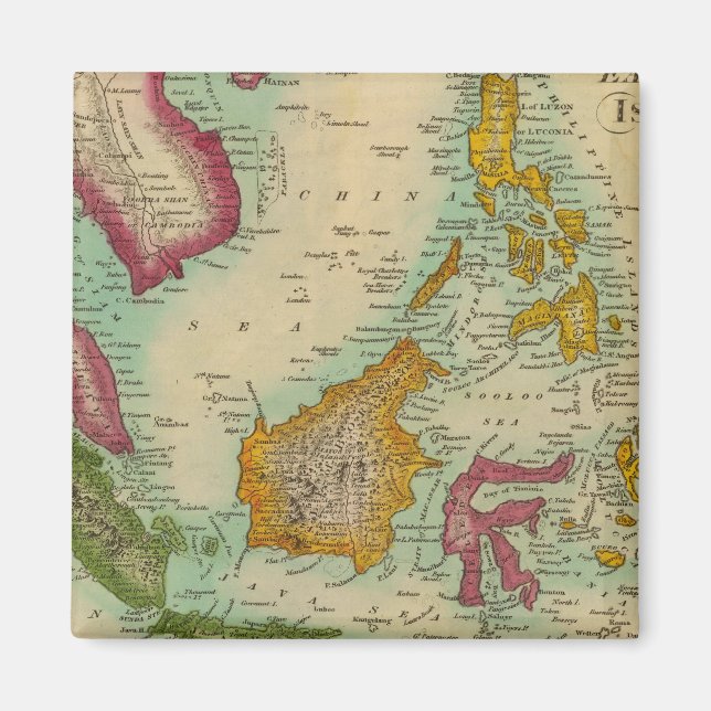 Ostindische Inseln Magnet (Vorne)