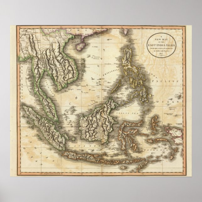 Ostindische Inseln Poster (Vorne)