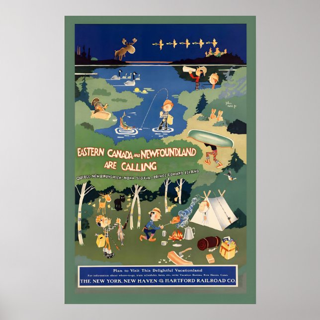 Ostkanada und Neufundland Quebec Neu Poster (Vorne)