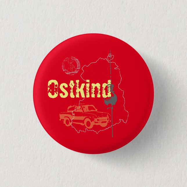 Ostkind Design Button (Vorderseite)
