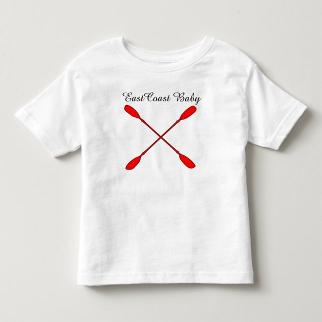 Ostküste Baby Kajak Kleinkind Abschlag Kleinkind T-shirt (Vorderseite)