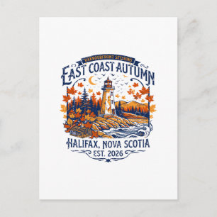 Ostküste Herbst Halifax Nova Scotia Postkarte