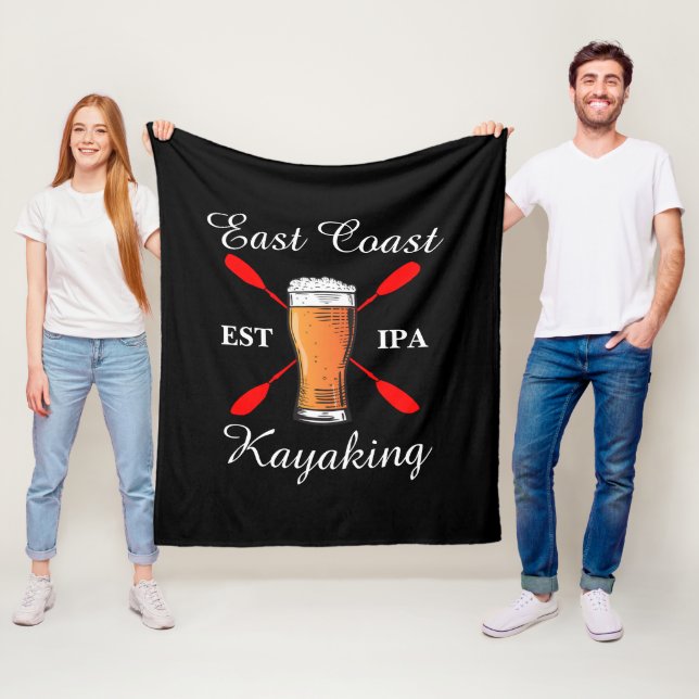 Ostküste Kayaking est IPA Bierdecke Fleecedecke (Beispiel)
