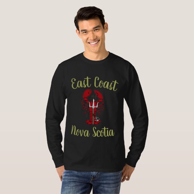 Ostküste Nova Scotia Roter T - Shirt der dreiköpfi (Vorne ganz)