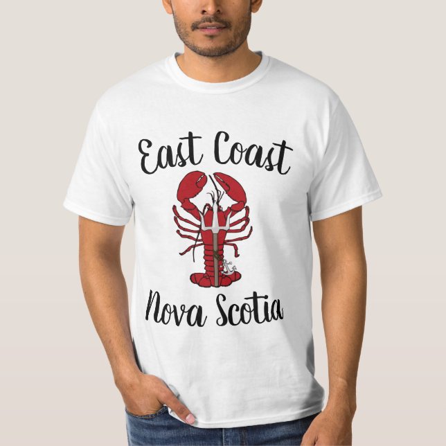 Ostküste Nova Scotia Roter T - Shirt der dreiköpfi (Vorderseite)