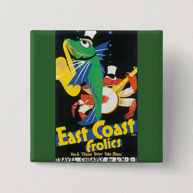 Ostküsten Frolics Button (Vorderseite)