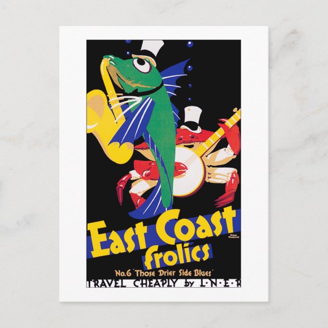 Ostküsten Frolics, Nr. 6 Postkarte (Vorderseite)