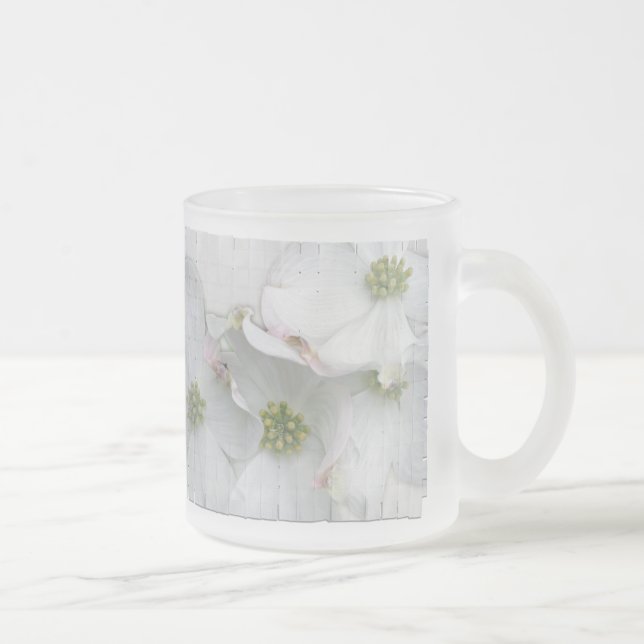 Östliche Dogwood-Blüten - Cornus florida Mattglastasse (Rechts)