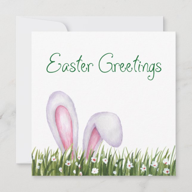 ÖSTLICHE GRÜNDE, BUNNY CARD, QUADRATSCHLAG INNERHA EINLADUNG (Vorderseite)