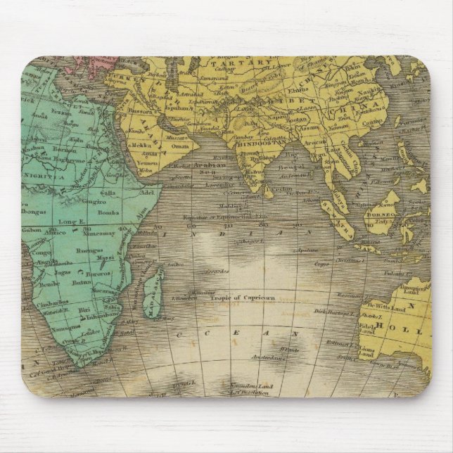 Östliche Halbkugel 15 Mousepad (Vorne)