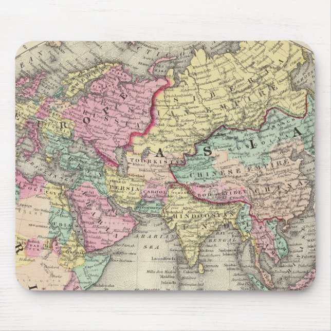 Östliche Halbkugel 16 Mousepad (Vorne)
