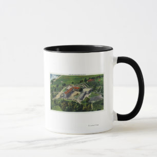 Östliche Luftaufnahme des Fort-Bodens Tasse
