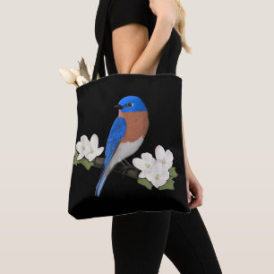 Östlicher Blauvogel Vogelfreund Vogelbeobachter Ti Tasche