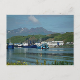 Östlicher Kanal, niederländischer Hafen, AK Postkarte