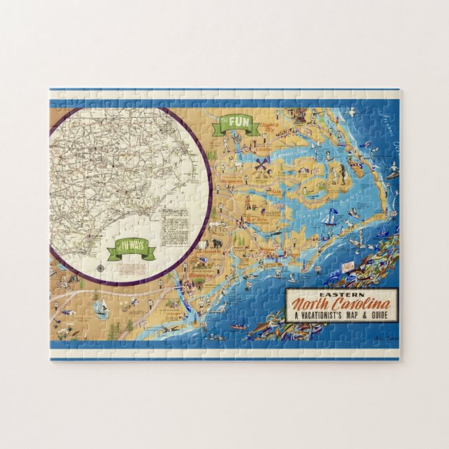 Östliches North Carolina 11x14  (Horizontal)