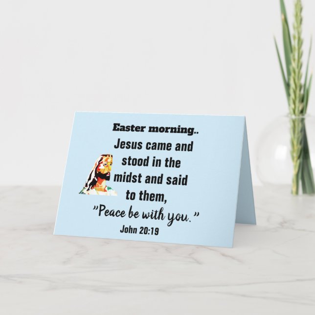 OSTMORGEN, JESUS KAM KARTE (Vorderseite)