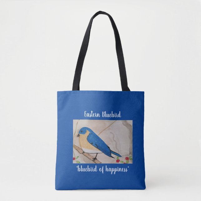 Ostösterliche Blaumeise Tasche (Vorderseite)