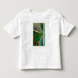 Ostozean-Allee und BeachLong Strand, CA Kleinkind T-shirt