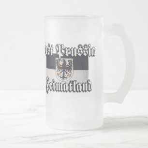 Ostpreußen-Glas Mattglas Bierglas