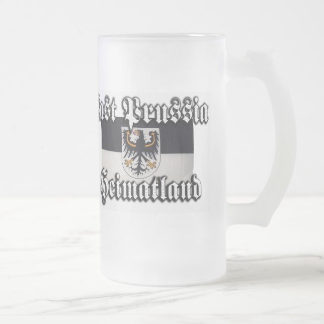 Ostpreußen-Glas Mattglas Bierglas (Rechts)