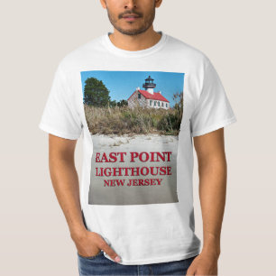 Ostpunkt-Leuchtturm, New-Jersey T - Shirt