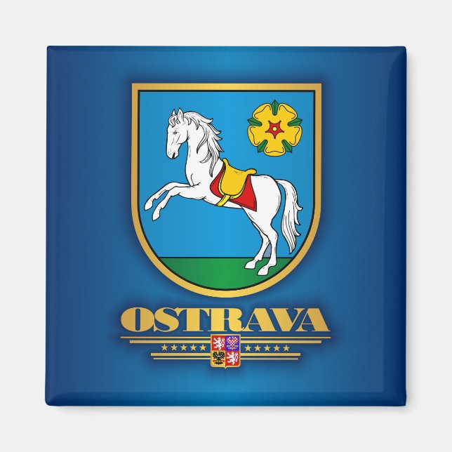 Ostrava COA Magnet (Vorne)