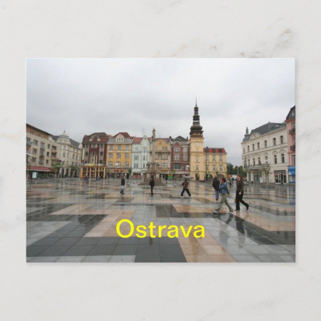 Ostrava Postkarte (Vorderseite)