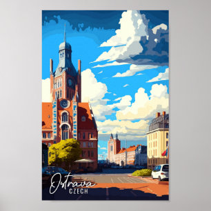 Ostrava Tschechische Kunstausstellung Poster