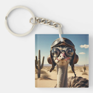 " OSTRICH AVIATOR " SCHLÜSSELANHÄNGER