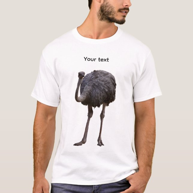 Ostrich bird T-Shirt (Vorderseite)