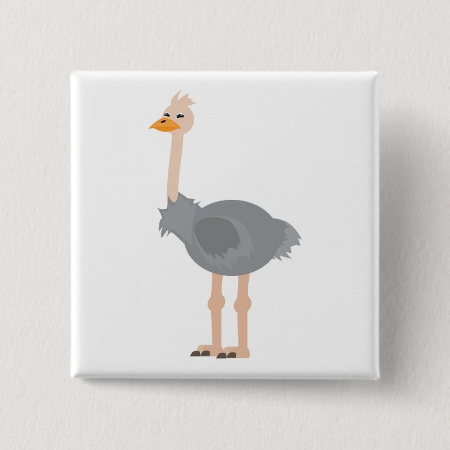 Ostrich Button (Vorderseite)