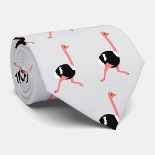 Ostrich Design Krawatte