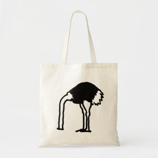 Ostrich design tote bag