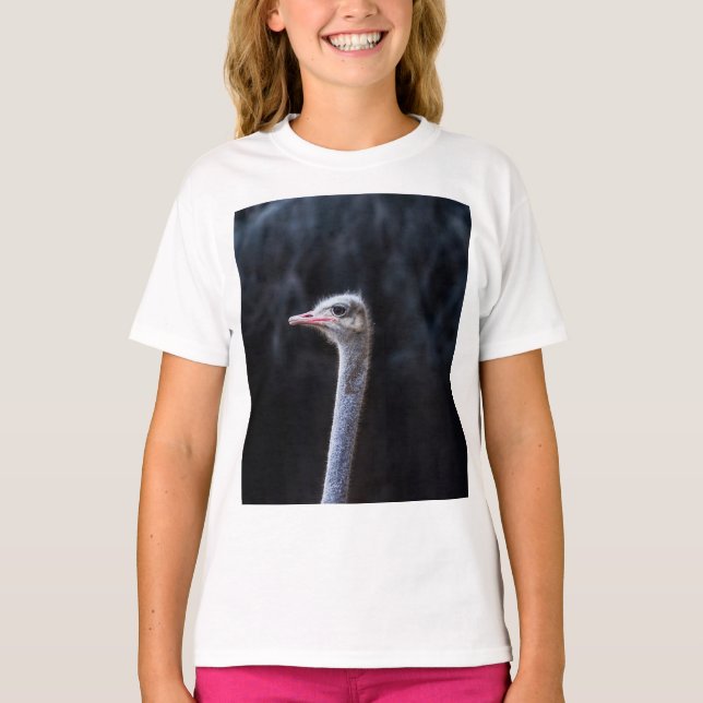ostrich portrait  T-Shirt (Vorderseite)