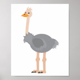 Ostrich Poster