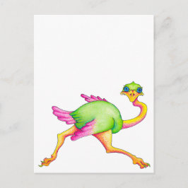 Ostrich Postkarte