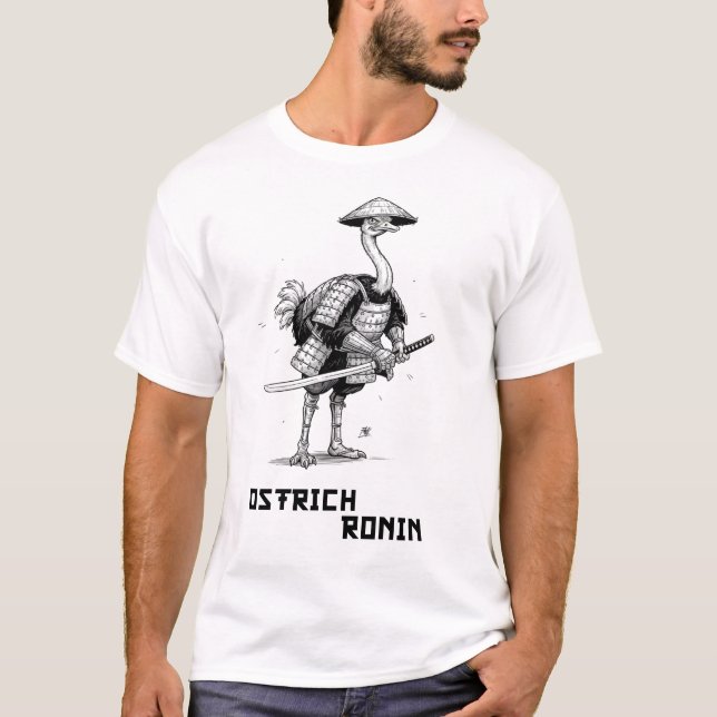 Ostrich Ronin T-Shirt (Vorderseite)