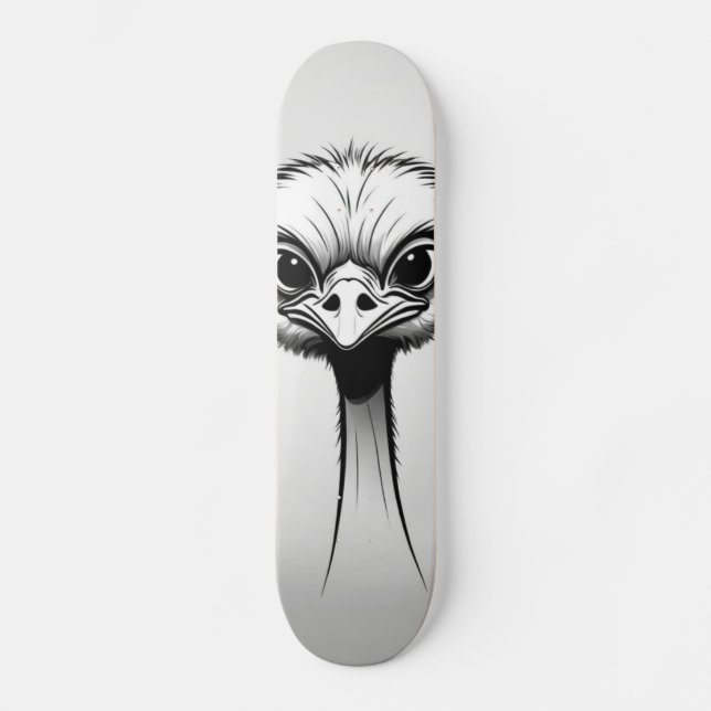 Ostrich Skateboard (Vorderseite)