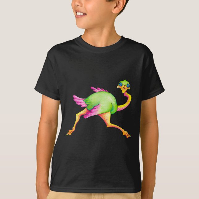 Ostrich T-Shirt (Vorderseite)