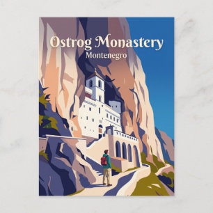Ostrog-Kloster Montenegro Postkarte
