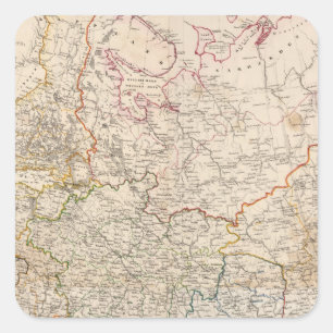 Ostrussland Quadratischer Aufkleber