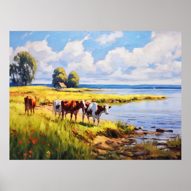 Ostsee Bodden Bliss Friedlich Rescue Amitten der K Poster (Vorne)