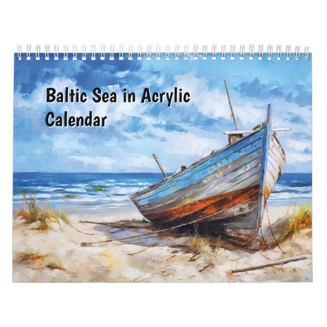 Ostsee in Acryl – Kalender (Titelbild)