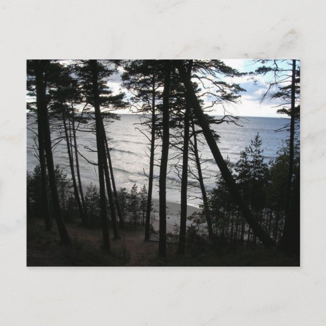 Ostsee Küste von Klaipeda Litauen Postkarte (Vorderseite)