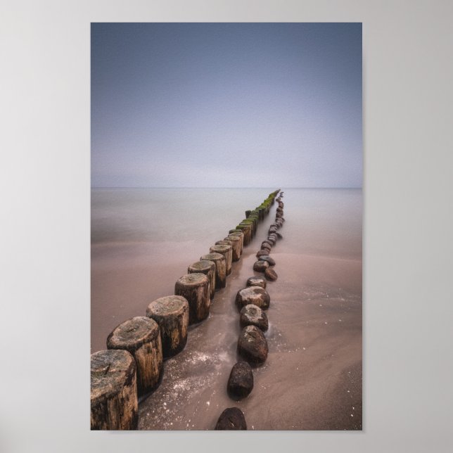 Ostsee-Landschaftliches Foto Poster (Vorne)