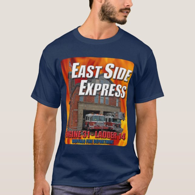 Ostseite ausdrücklich (E31/L14) T-Shirt (Vorderseite)