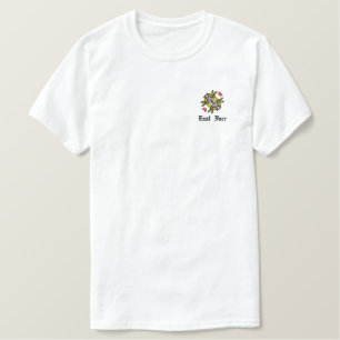 Ostseite bestickte T-Shirts