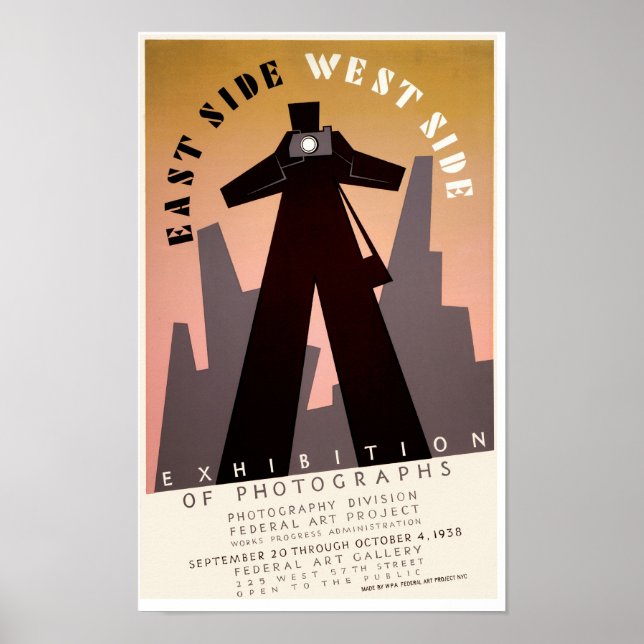 Ostseite der Westseite Poster (Vorne)