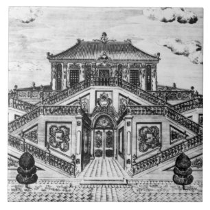 Ostseite des Palastes der Ruhe des Meeres, GA Fliese