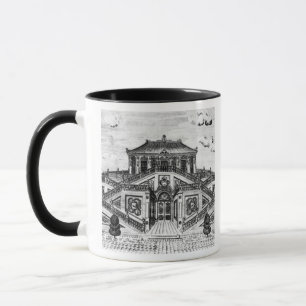 Ostseite des Palastes der Ruhe des Meeres, GA Tasse